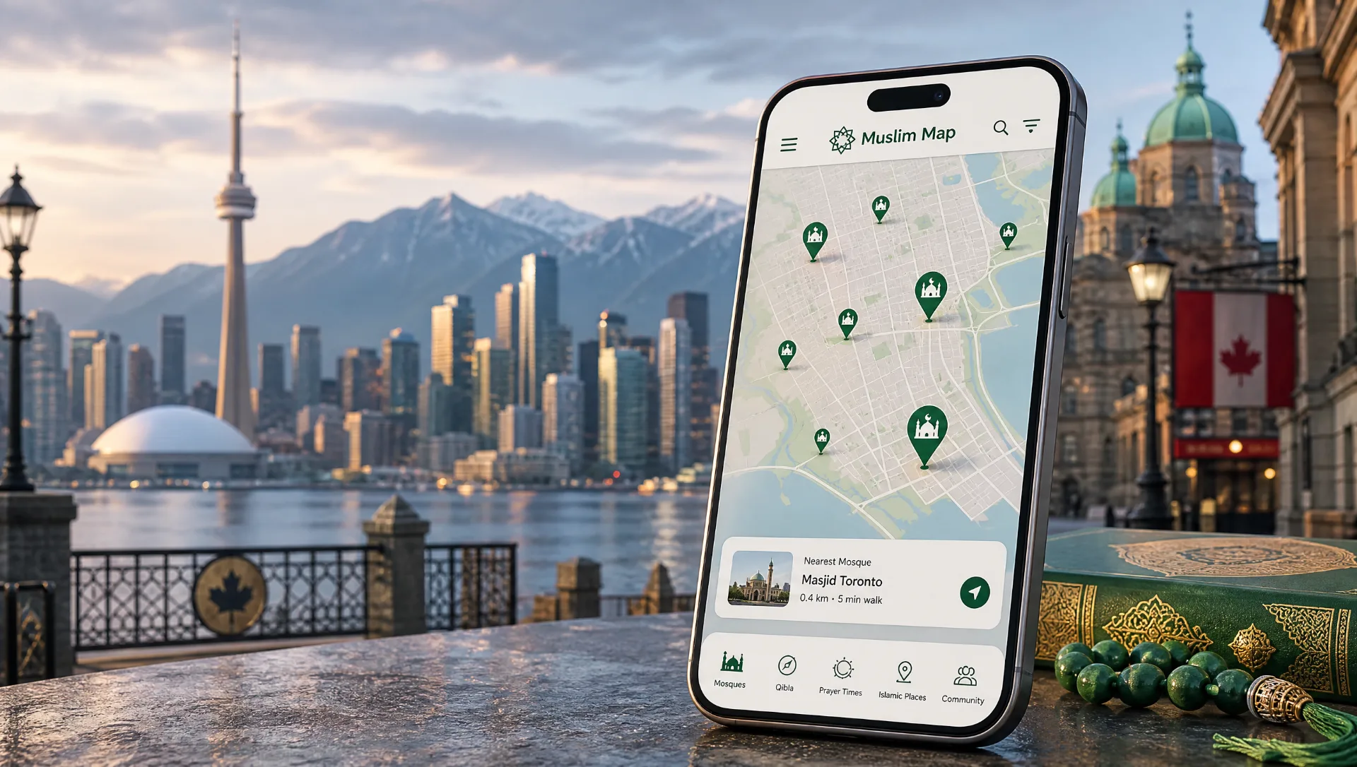 Comment localiser une mosquée au Canada : applications et sites fiables