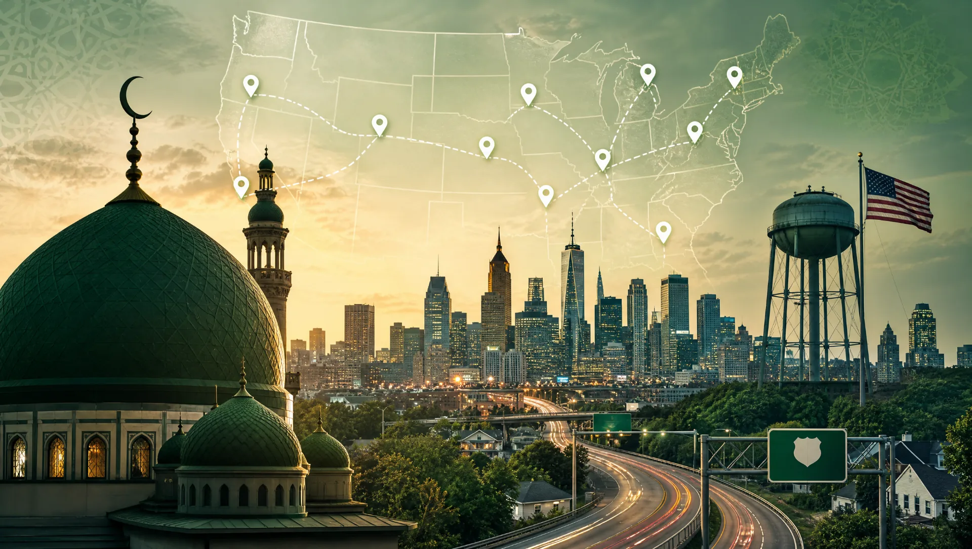 Trouver une mosquée aux États-Unis : le guide pratique par ville